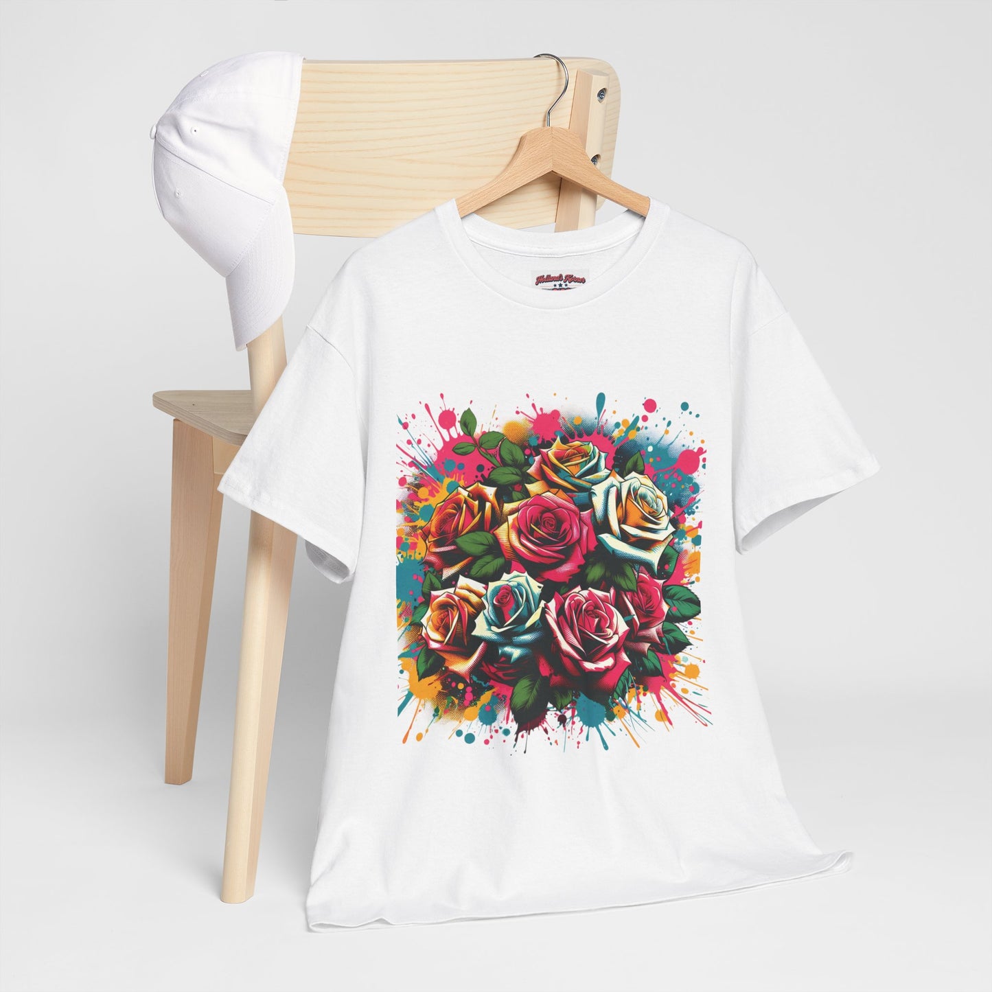 Vibrant Floral Graphic Tee - "You Are Enough" Statement T-Shirt