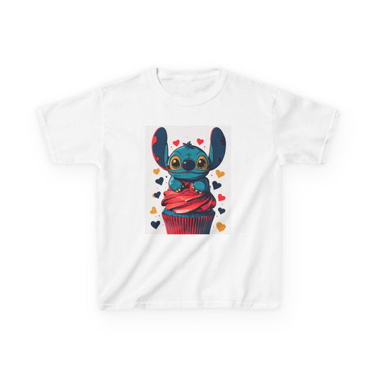 Kids T-Shirt Stitch Valentine's Day Design